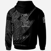New Caledonia Hoodie Legends Are Born In White Color - Polynesian Pride