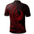 Yap State Polo Shirt Red Custom Wings Style - Polynesian Pride