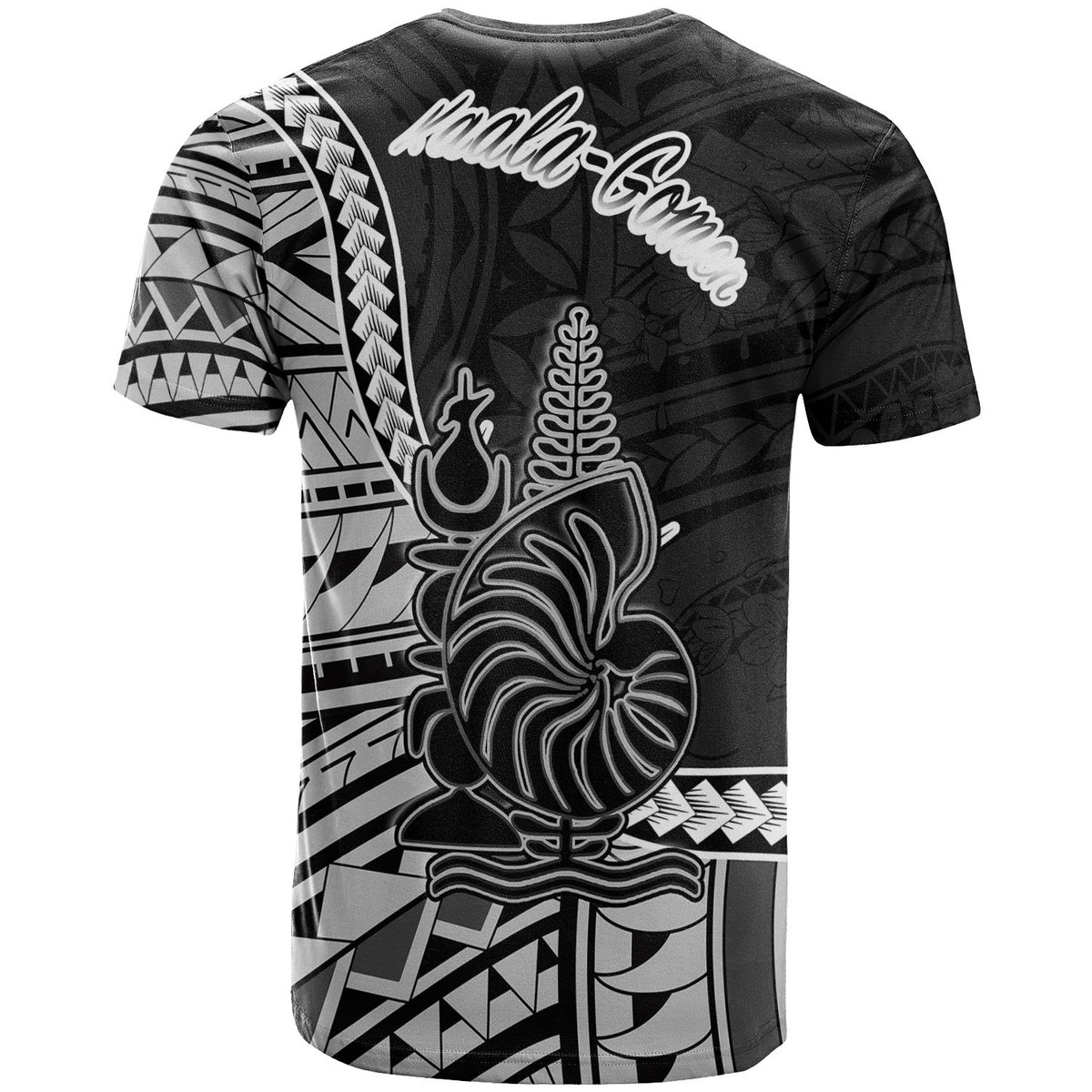 New Caledonia Islands T Shirt Kaala Gomen Seal Of New Caledonia Islands Polynesian Patterns - Polynesian Pride