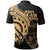 Guam Polo Shirt Gold Color Polynesian Patterns Best Guam Ever - Polynesian Pride