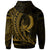 Pohnpei State Hoodie Gold Custom Wings Style - Polynesian Pride