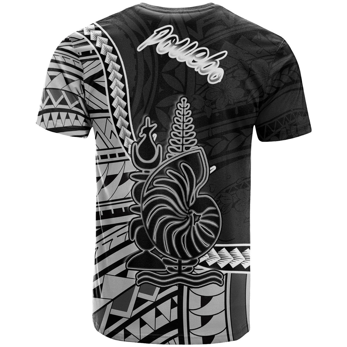 New Caledonia Islands T Shirt Pouebo Seal Of New Caledonia Islands Polynesian Patterns - Polynesian Pride
