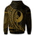 Yap State Hoodie Gold Custom Wings Style - Polynesian Pride