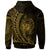 Samoa Hoodie Gold Wings Style - Polynesian Pride