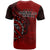 American Samoa T Shirt Red Color Polynesian Patterns Best American Samoa Ever - Polynesian Pride