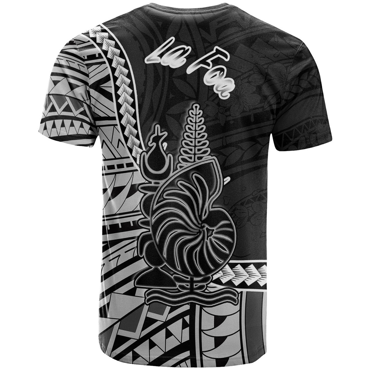 New Caledonia Islands T Shirt La Foa Seal Of New Caledonia Islands Polynesian Patterns - Polynesian Pride