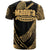 American Samoa T Shirt Manua Tau Polynesian Gold Patterns Sport Style - Polynesian Pride