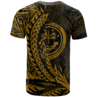 Federated States of Micronesia T Shirt Gold Wings Style - Polynesian Pride