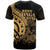 Tonga T Shirt Gold Color Polynesian Patterns Best Tonga Ever - Polynesian Pride