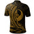 Yap State Polo Shirt Gold Wings Style - Polynesian Pride