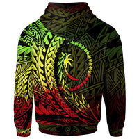 Chuuk State Zip Hoodie Reggae Wings Style - Polynesian Pride