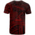 American Samoa T Shirt Fagasa Polynesian Red Patterns - Polynesian Pride