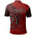 Tahiti Polo Shirt Red Color Polynesian Patterns Best Tahiti Ever - Polynesian Pride