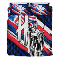 Hawaii King Flag Kanaka Map Polynesian Bedding Set - Won Style - AH - Polynesian Pride