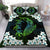 Hawaiian Shark Turtle Plumeria Bedding Set - Cyan - Zelda Style - AH Black - Polynesian Pride