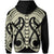 Hawaii Polynesian Zip Hoodie In My Heart Ryan Style Beige - Polynesian Pride