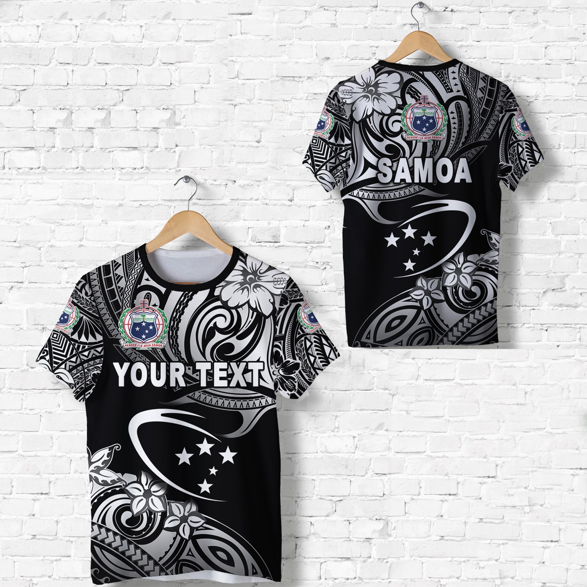 Custom Manu Samoa Rugby T Shirt Unique Vibes Black Unisex Black - Polynesian Pride