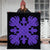 Hawaii Royal Pattern Premium Quilt - Black And Purple - O2 Style - AH - Polynesian Pride