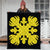 Hawaii Royal Pattern Premium Quilt - Black And Yellow - O2 Style - AH - Polynesian Pride