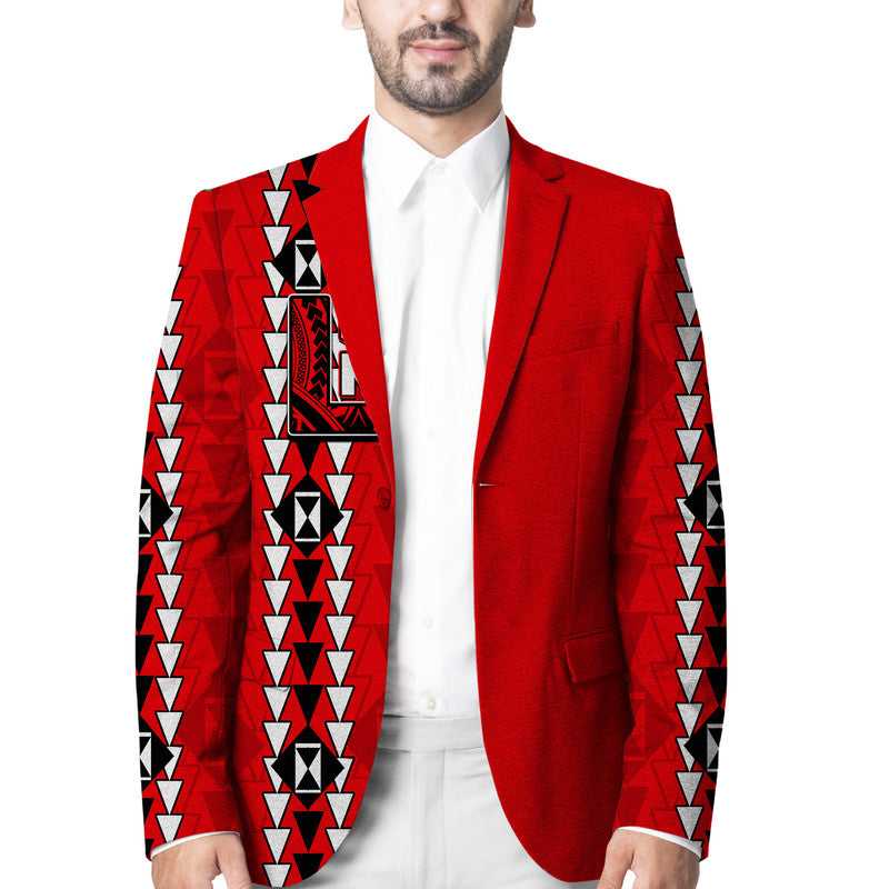 Hawaii - Lahainaluna High Mix Kakau Blazer LT6 Unisex Red - Polynesian Pride