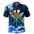 Kanaka Hammerhead Sharks Polynesian Hibiscus Polo Shirt Bloom AH - Polynesian Pride