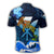 Kanaka Hammerhead Sharks Polynesian Hibiscus Polo Shirt Bloom AH - Polynesian Pride