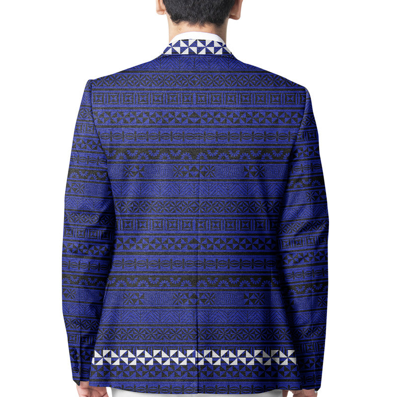 Tonga Queen Salote College Blazer Simple Style - Blue LT8 - Polynesian Pride