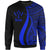 Kosrae Sweatshirt - Blue Polynesian Tentacle Tribal Pattern Unisex Blue - Polynesian Pride