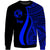 Tonga Sweatshirt - Blue Polynesian Tentacle Tribal Pattern Unisex Blue - Polynesian Pride