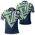 Hawaii Polo Shirt Football Jersey Style Navy AH Unisex Blue - Polynesian Pride