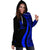 New Caledonia Women's Hoodie Dress - Blue Polynesian Tentacle Tribal Pattern - Polynesian Pride