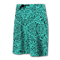 Hawaii Polynesian Culture Board Shorts Blue - Polynesian Pride
