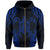 Polynesian Turtle Kanaka Maoli Hawaii Zip Hoodie Blue - Polynesian Pride