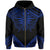 Hawaii Shark Polynesian Kanaka Blue Hoodie (Zip up) Candy Style - Polynesian Pride