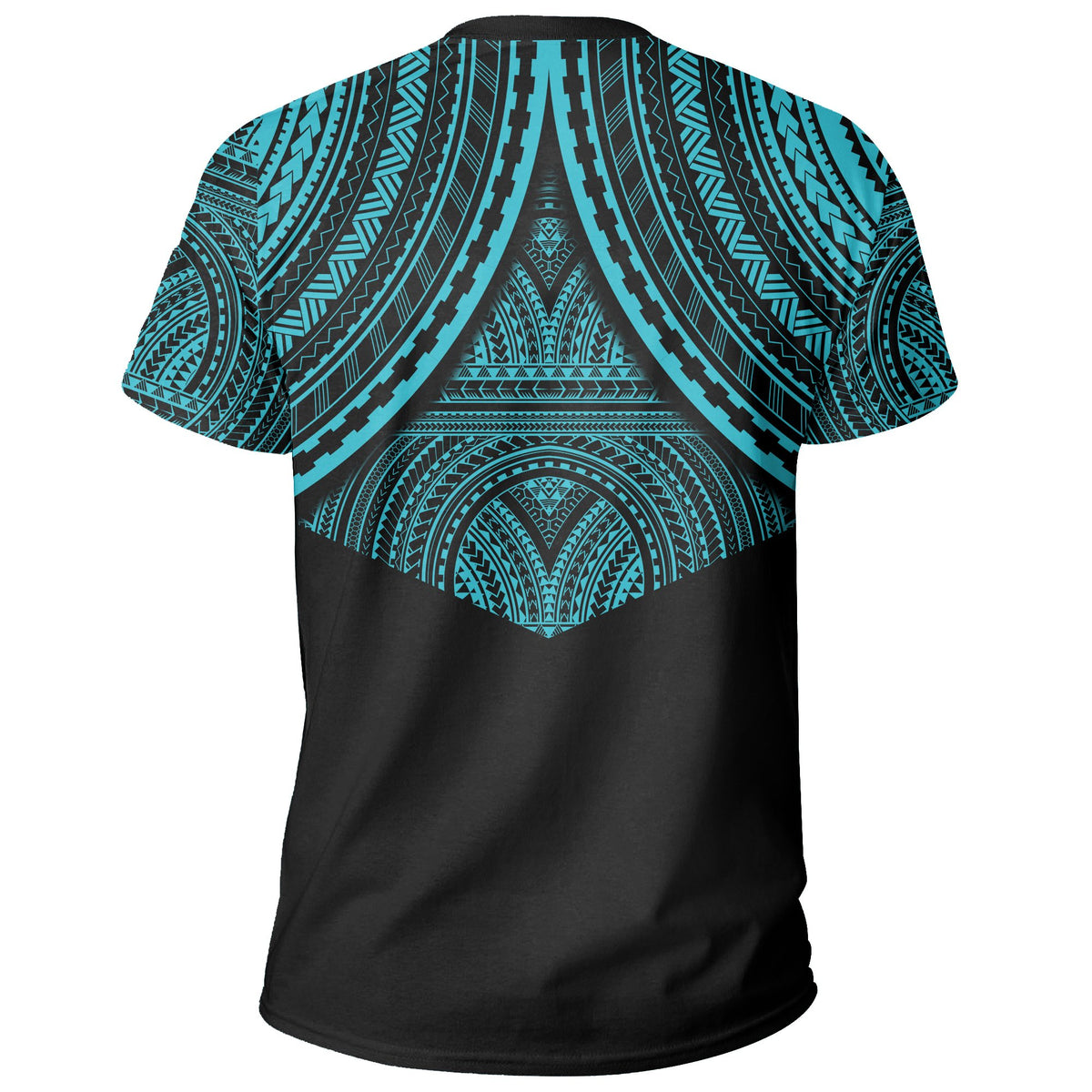 Skull Circle Polynesian T Shirt Blue Skull Style - Polynesian Pride