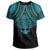 Skull Circle Polynesian T Shirt Blue Skull Style - Polynesian Pride