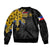 (Custom Personalised) Filipino Bomber Jacket Tribal Black Style LT6 - Polynesian Pride