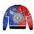 Samoa And Kiribati Bomber Jacket Together LT8 - Polynesian Pride