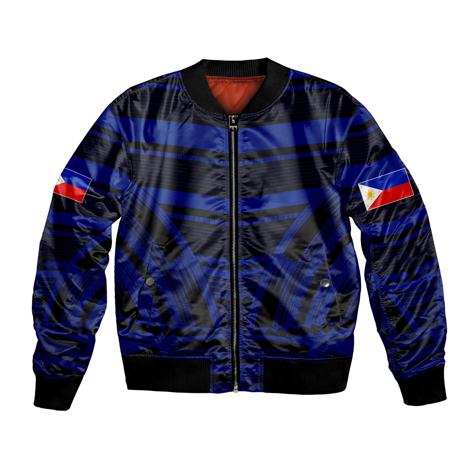 Polynesian Pride Jacket - philippines Forever Bomber Jacket LT6 Unisex Blue - Polynesian Pride