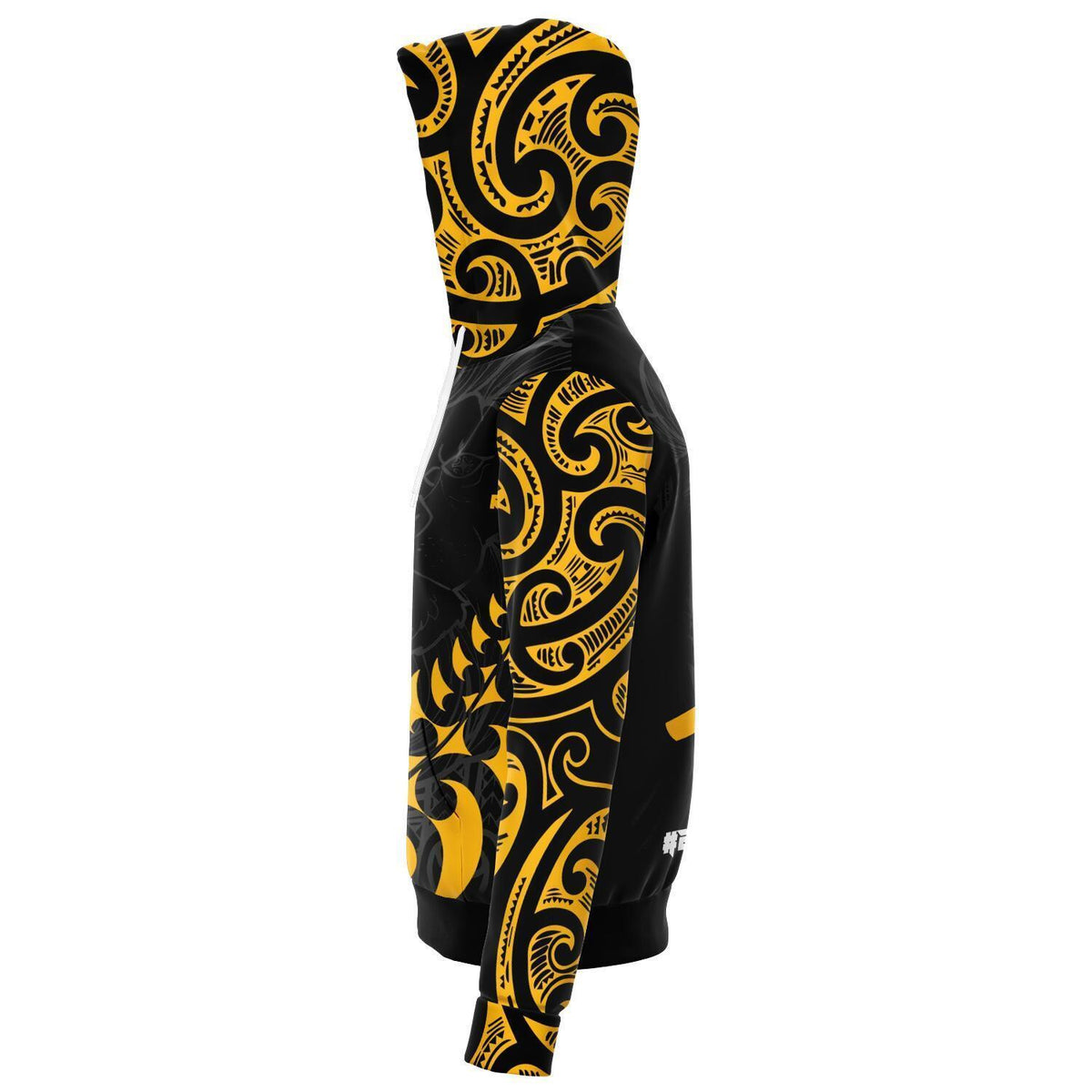 New Zealand Maori Lion Rugby Zip Hoodie - Polynesian Pride