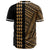 Hawaii Polynesian Kakau Baseball Jersey V.3 - Freestyle - Gold - Polynesian Pride