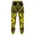 Polynesian Plumeria Mix Yellow Black Joggers - Polynesian Pride