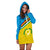 (Custom Personalised) Vanuatu Torba Province Hoodie Dress - Flag Style - LT12 - Polynesian Pride