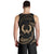 Pohnpei Micronesia Custom Personalised Men's Tank Top - Gold Tribal Wave - Polynesian Pride