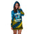 (Custom Personalised)Tuvalu Hoodie Dress 44th Independence Anniversary - Tribal Pattern - LT12 - Polynesian Pride