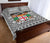 Fiji Quilt Bed Set Pattern - Fijian Tapa Pattern Grey LT13 Grey - Polynesian Pride