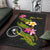 Chuuk Polynesian Custom Personalised Area Rug - Plumeria Tribal - Polynesian Pride