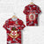 Custom Kolisi Tonga T Shirt Mate Maa Tonga Camouflage Vibes Ashburton Old Boys Unisex Red - Polynesian Pride