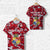 Custom Kolisi Tonga T Shirt Mate Maa Tonga Camouflage Vibes Coat of Arms Unisex Red - Polynesian Pride