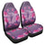 Hawaii Shark Turtle Hibiscus Car Seat Covers - Wreath Style - AH Universal Fit Purple - Polynesian Pride